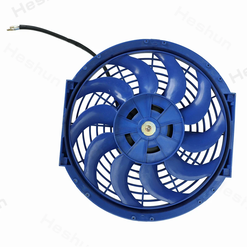 Ventola Di Raffreddamento Elettrica Universale Da 28 Cm - Ventola Radiatore 12 V - Pale Ventola Motore 80 W Kit Di Montaggio 84205677 - Foto 12