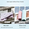1Pc Round Spiral Quilt Sheets Hanger Stainless Steel Rotating Drying Rack Save Space Blanket Hanger Outdoor Home Balcony Hanger 5