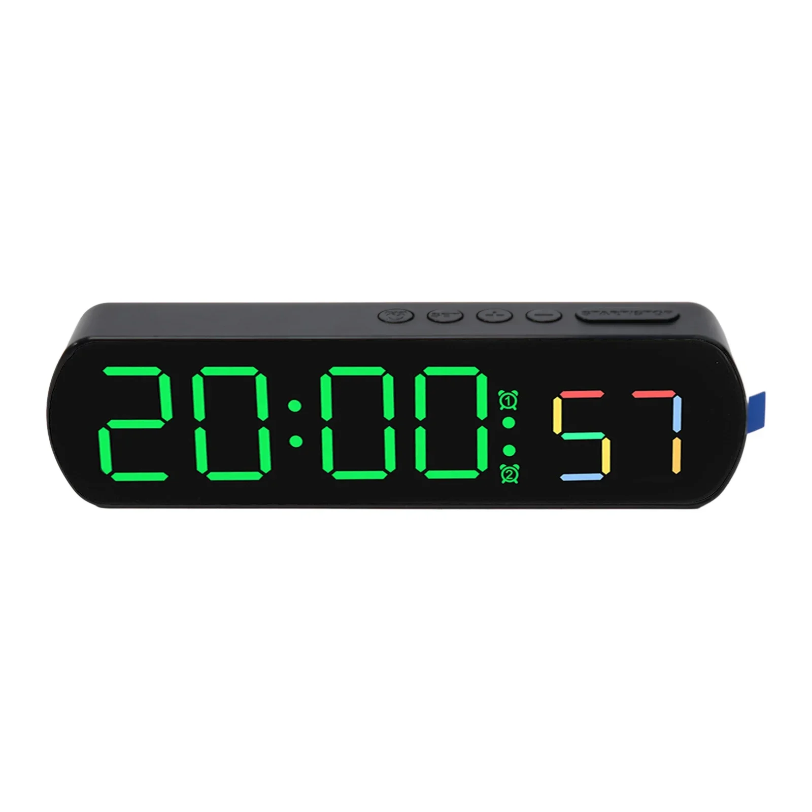 Digital Wall Clock LED Display Digital Clock Multifunctional Creative AAA Batteries/plugged In 12/24H Rectangular Electronic Timer Home Decor digital wall clock,smart led wall clock