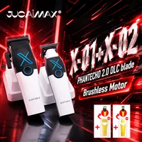 Tondeuse à cheveux JUCAI pour hommes, kit professionnel, lame DLC, moteur sans balais 8000 tr/min avec chargeur de base, machine à couper les cheveux 1