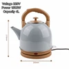 Long Spout Electric Kettle 4L Large Capacity Stainless Steel Teapot Quick Heating Boiling Pot Automatic Power-off Heating Boiler 3