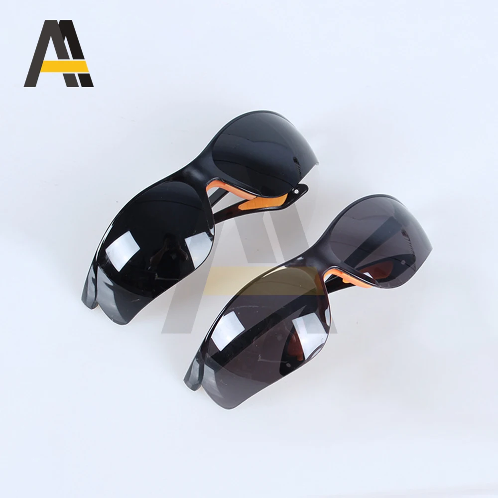 Lunettes de Protection Anti-Lumière Bleue Noir/Gris - Légères et Résistantes aux Chocs