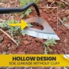 Iron Hardened Hollow Hoe Handheld Weeding Rake Planting Vegetable Farm Garden Tools Agriculture Tool Weeding Accessories 4