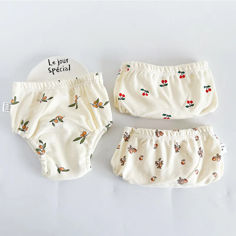 Eco-Friendly Reusable Baby Training Pants with Elastic Waist - Pack of 3