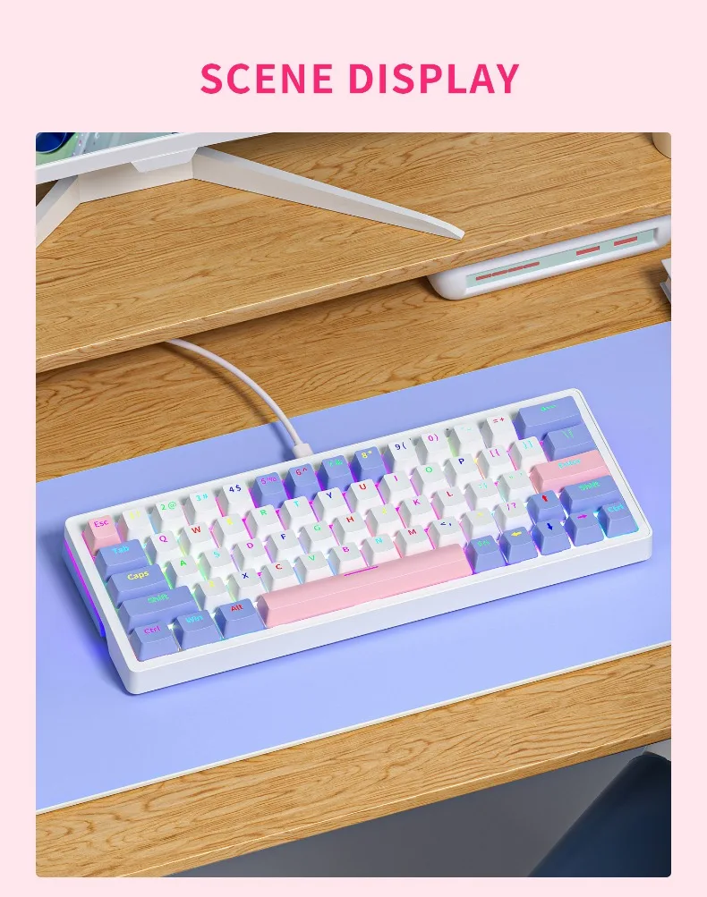 bluetooth, hotswap, retroiluminado, gamers rgb, 2.4g, 63 chaves