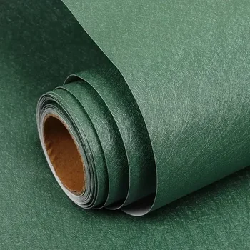 สีทึบ Self-Adhesive Macaron วอลเปเปอร์เฟอร์นิเจอร์ตู้สติกเกอร์ตกแต่งห้องนอนฟิล์มไวนิล DIY ห้องนั่งเล่นตกแต่งบ้าน 1