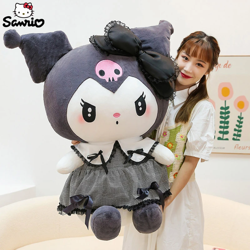 2023 New Dark Gothic Style Kulomi/melody Large Size Sanrio Plush