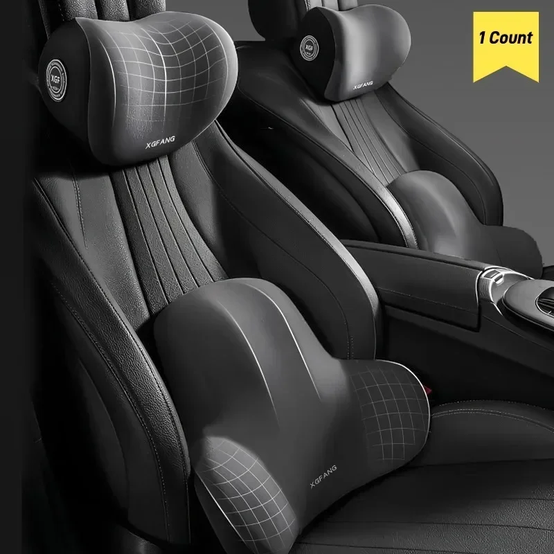 Ergonomic Car Seat Support Cushion - Neck and Lumbar Comfort Solution