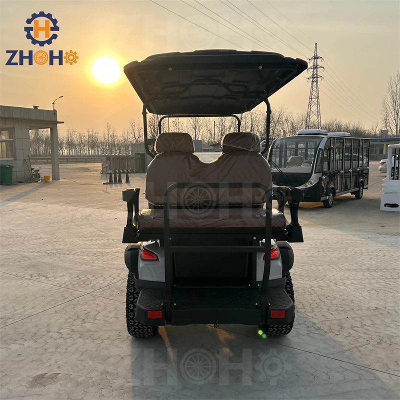 Voiture de Golf Électrique 6-8 Places 60V Lithium - Confortable et Personnalisable