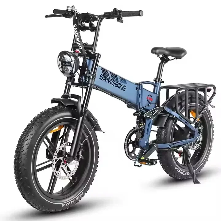 Ebike Hot RS-A02 model 1200W48V adult mountain electric bicycle 14AH battery 20-inch 2 tire folding electric bicycle all-terrain