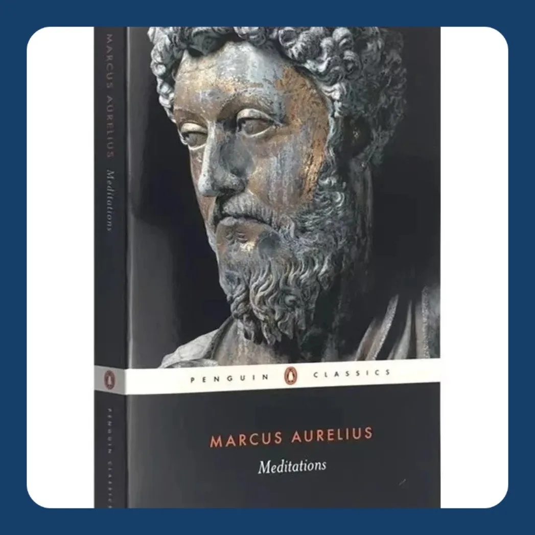 Meditazioni di Marcus Aurelius in libro in brossura inglese
