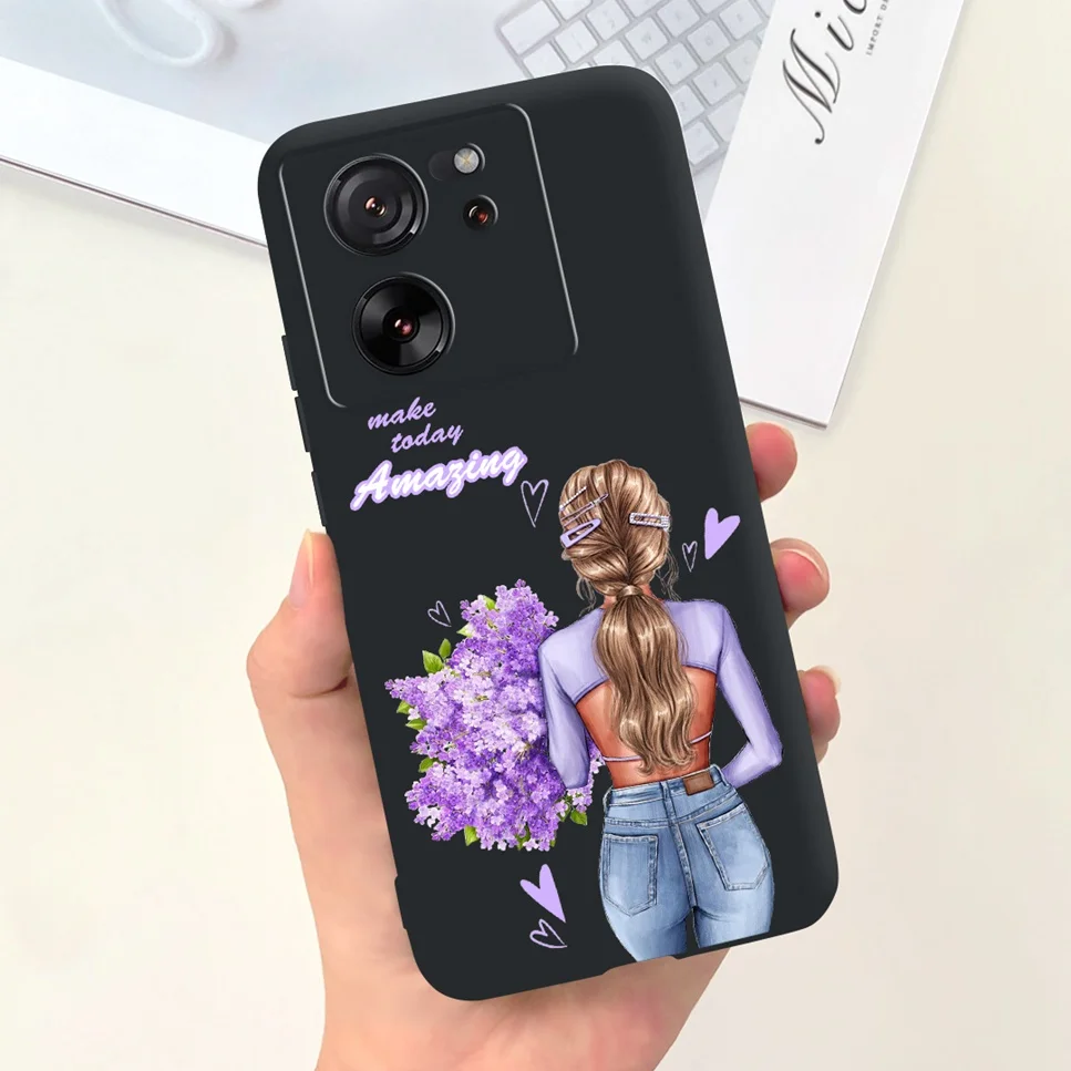 For Xiaomi 13T Case 13 T Pro 5G Candy Paint Soft Silicone Shockproof Phone Cases For Xiaomi 13T Mi13T Pro Bumper Cover Capa