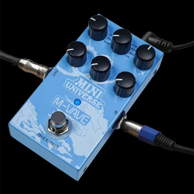 Mini Universe Digital Reverb Pedal 9 Reverb Digital Effects Room/Shimmer/Lofi/Spring Reveb Effect Pedals Guitar Pedal