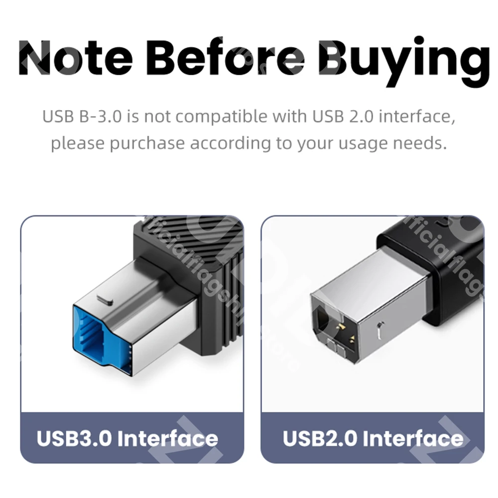 High-Speed USB A/C to USB-B 3.0 Adapter Connector for Seamless Data Transfer