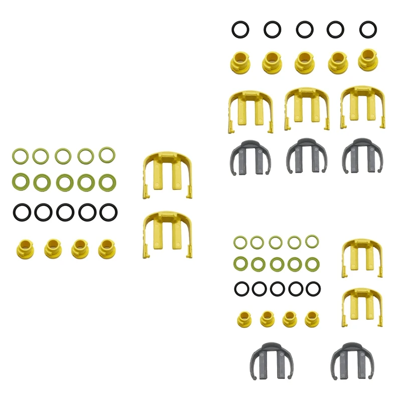 O-Ring Per Karcher Lancia Tubo Ugello O-Ring Di Ricambio, C Clip Gialle Connettore Di Ricambio Per Parti Karcher K2 K3 K7