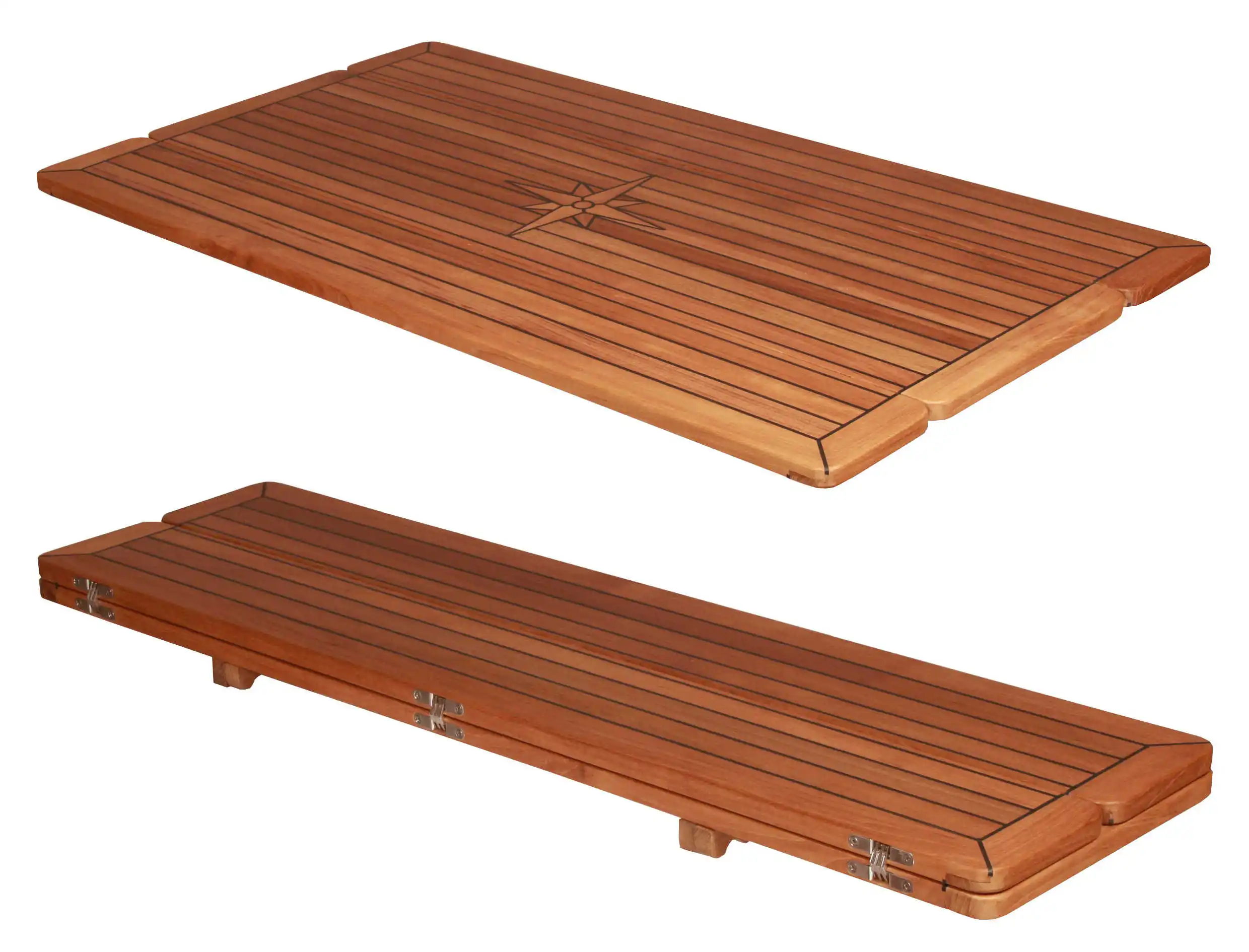 

Boat Folding Teak Table Top 450/900x800,450/900x1000,450/900x1250mm Marine Yacht