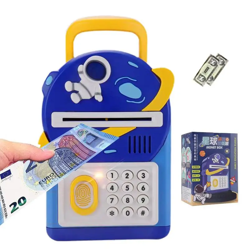 Piggy Bank For Kids Electronic Piggy Bank With Space Element Design