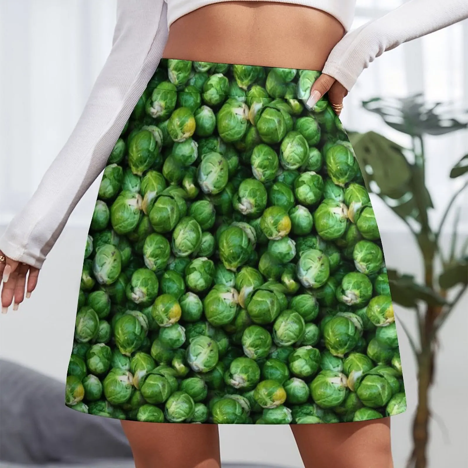 Sprouts Forever (pattern) Mini Skirt Women skirt women clothing 2023 new arrivals skirt for woman