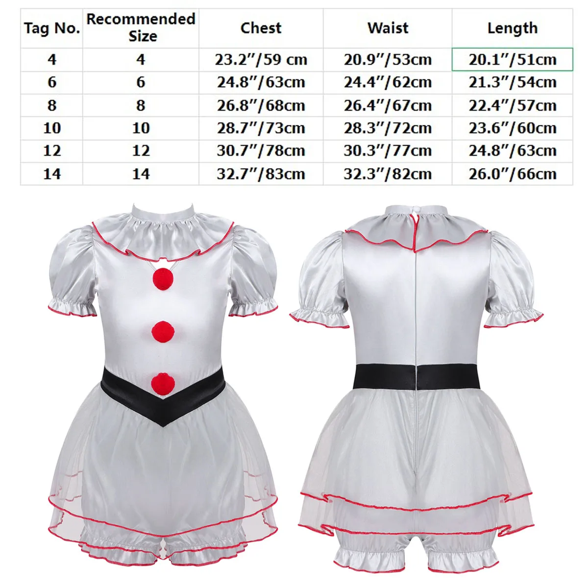 P'tit Clown Costume Animale Per Bambini, Tuta Morbida Con Cappuccio, Facile Da Indossare, Per Carnevale, Halloween, Compleanni E Feste In Costume - 3