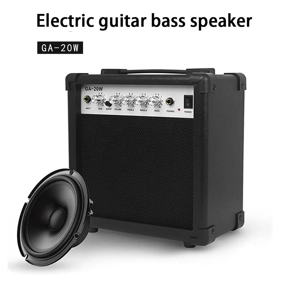 ElectricGuitarAmplifier20WSpeakerPortableAcousticGuitarAmpwith