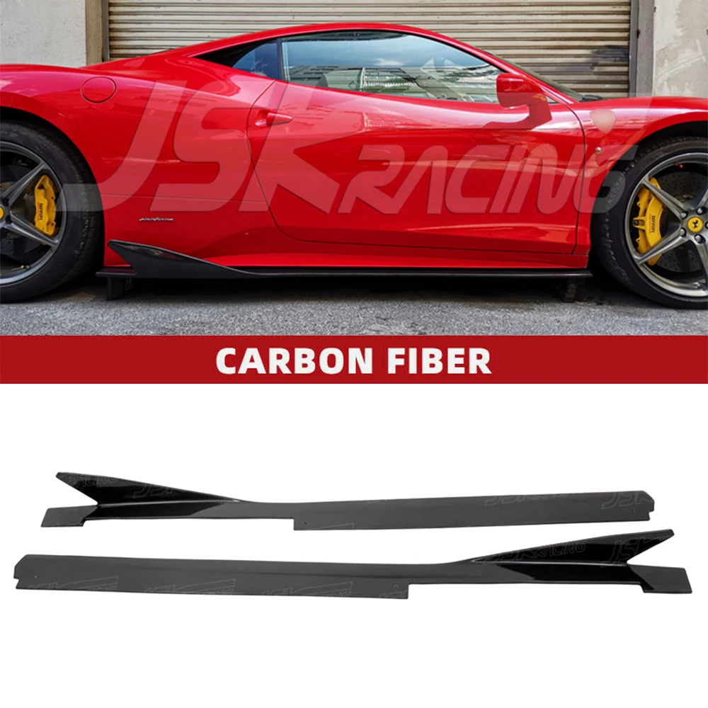 

For Ferrari 458 Italia And Spider 2011-2013 Carbon Fiber Side Skirt