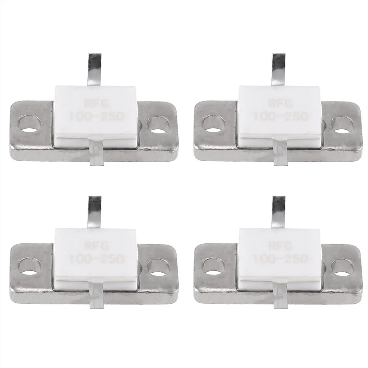 최고급 4X 250와트 100옴 저항기 플랜지 마운트 250와트 100옴 베릴륨 산화물 RFR 100-250