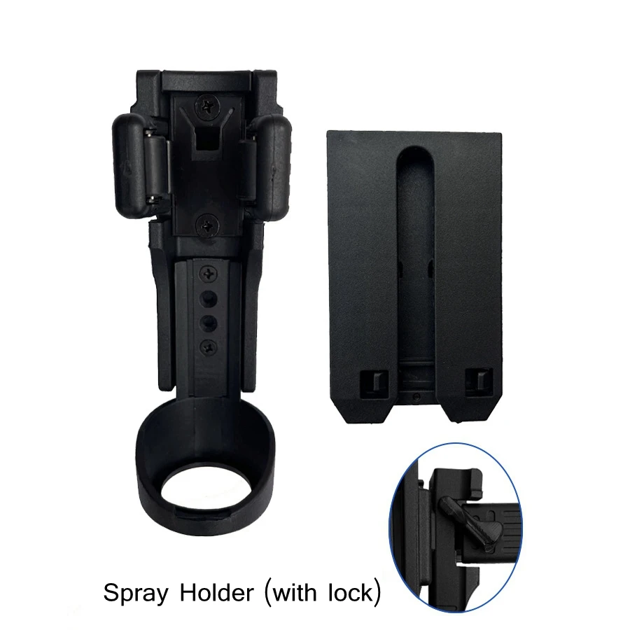 Tactical Pepper Spray Pouch Holster Baton Holder Flashlight Holder Anti
