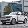 1/32 Range Rover Sports SUV Alloy Metal Car Model Diecasts Off-road Vehicles Car Model Sound and Light Collection Kids Toys Gift 2