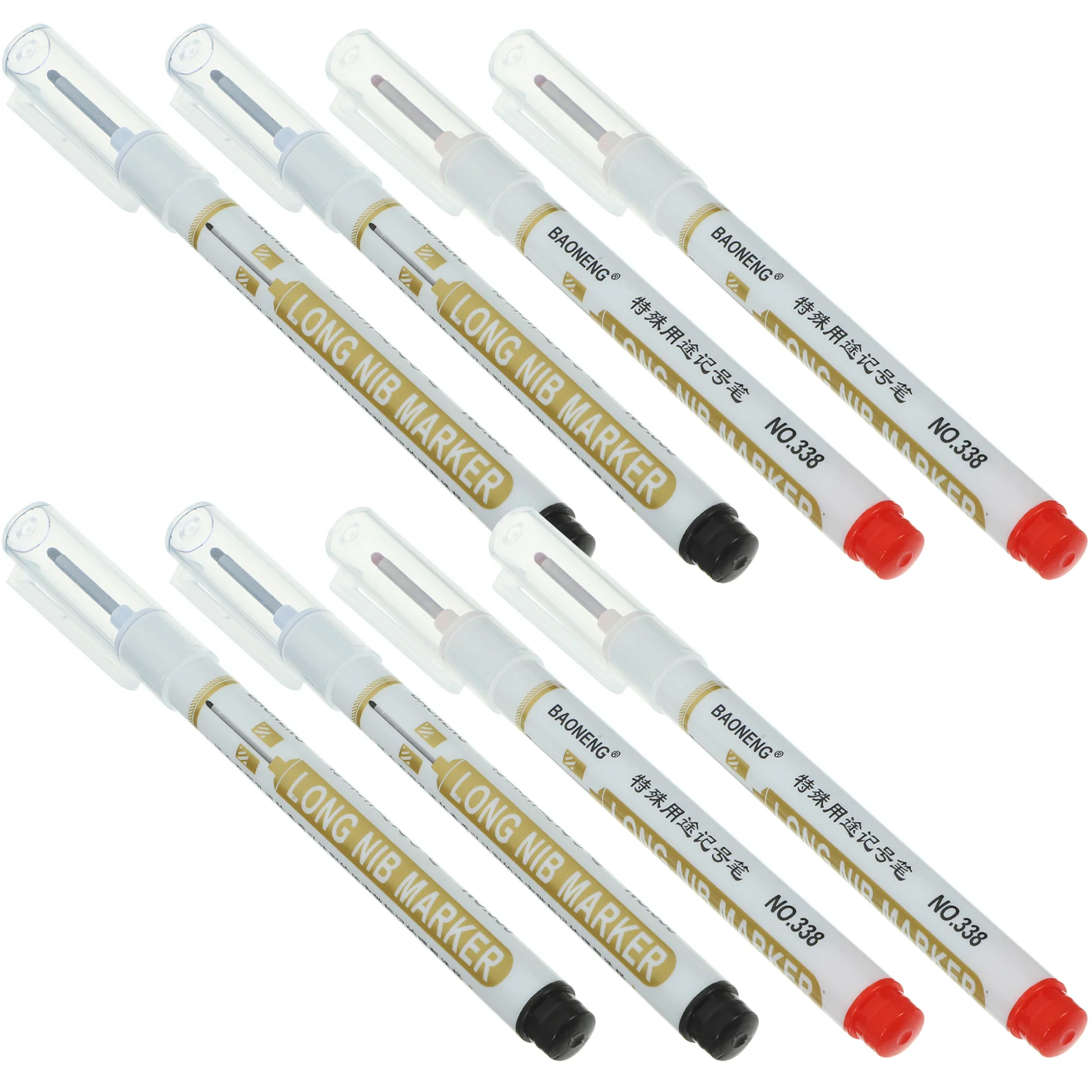 Construction Marker Marking Paint Carpenter Tools Fine Line Permanent Markers for Pens Deep Hole high precision t type square ruler 180mm 200mm 300mm 400mm woodworking aluminum alloy scriber marking gauge carpenter tools