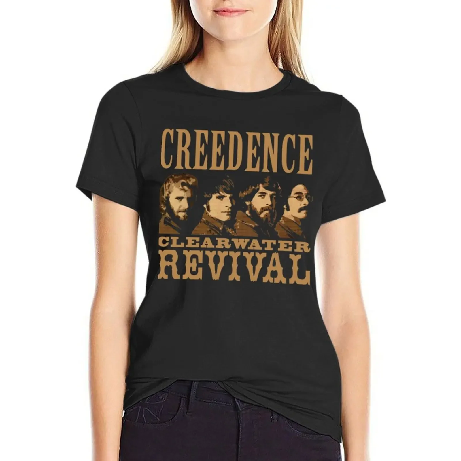 

Creedence Clearwater Revival T-shirt Female clothing graphics tshirts woman