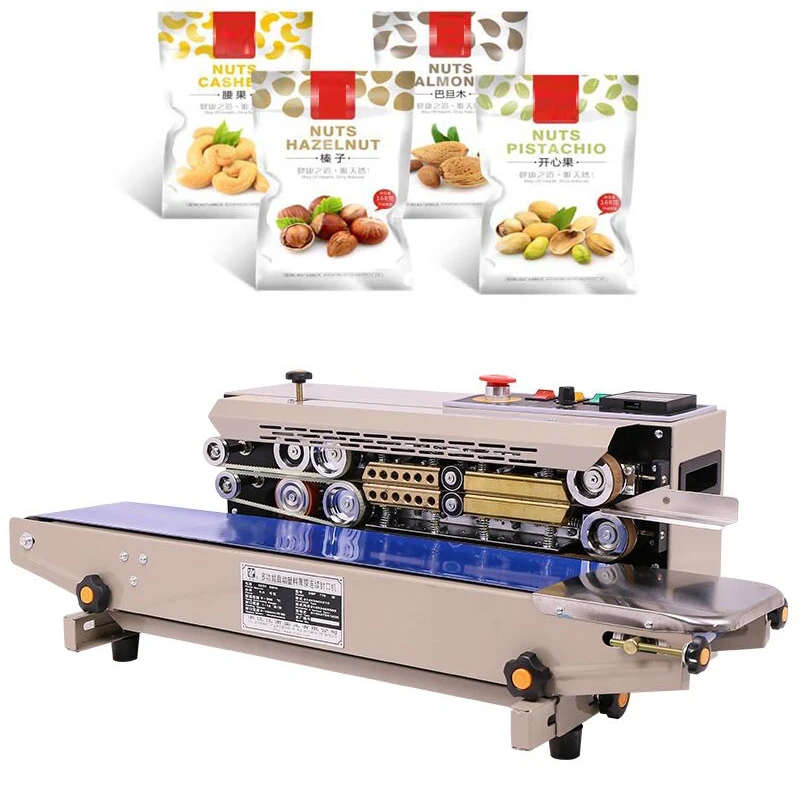 

Continuous Film Sealing Machine Plastic Bag Package Machine Band Sealer Horizontal Heating Sealing Machine