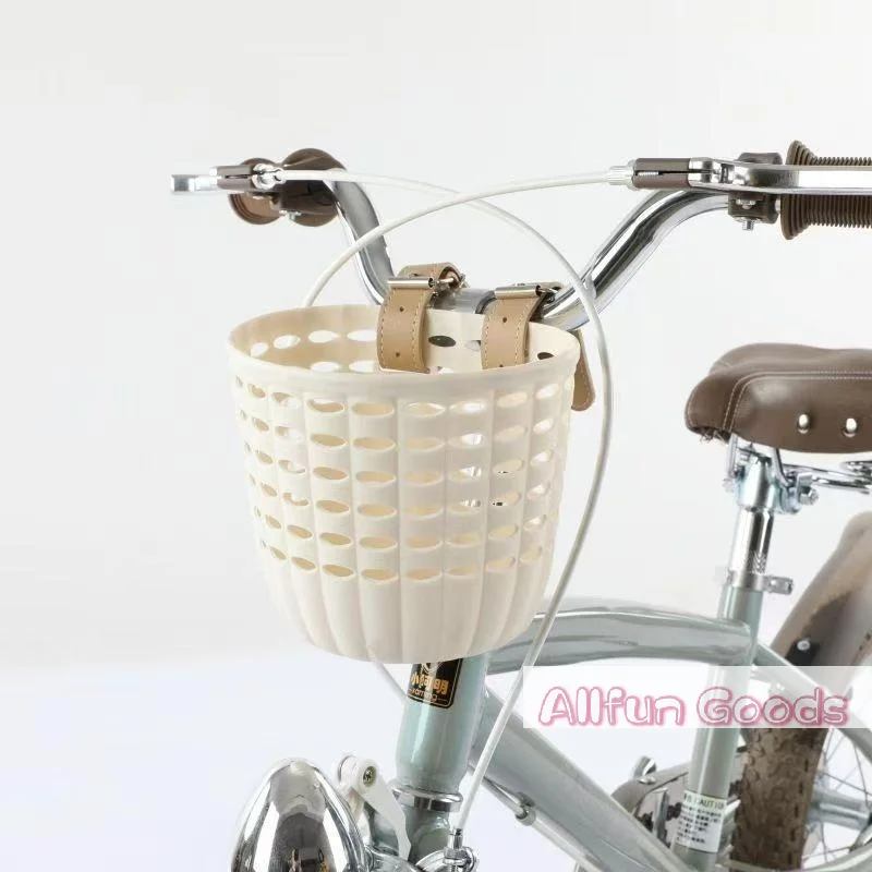 Children's Durable Handlebar Bike Basket with Adjustable Straps