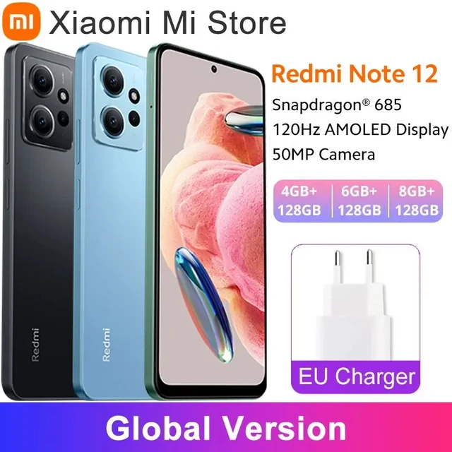 Xiaomi Redmi Note 12 Pro Plus, versión Global, 5G, 8GB + 256GB, cámara de  200MP, 120Hz, AMOLED, carga de 120W - AliExpress