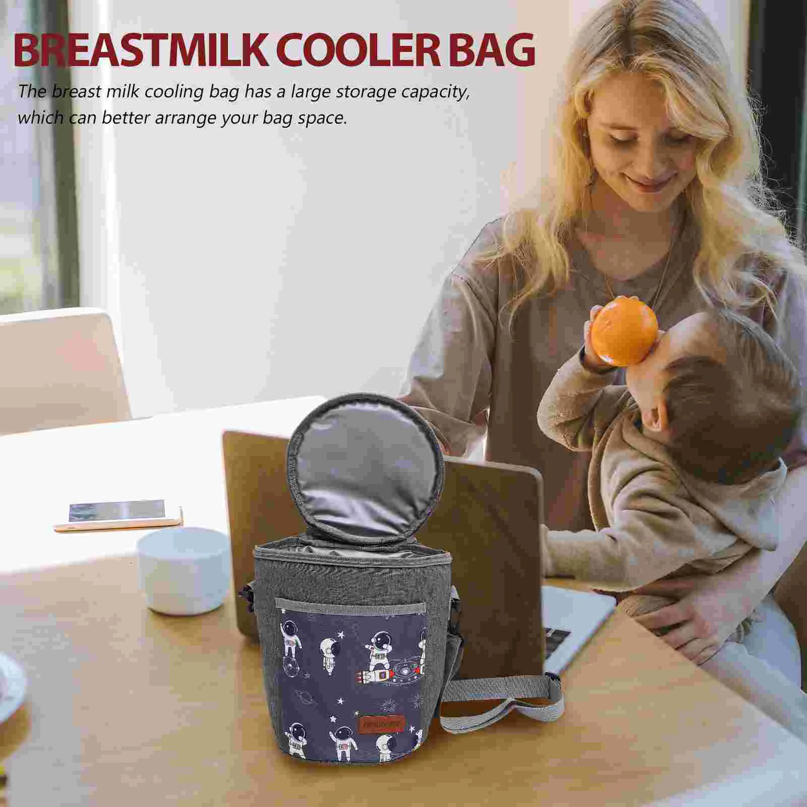 1 Set Breast Pump For Bottle Cooler Simplicity Fresh Preservation Bag Bottle Cooler Cooler with Pack