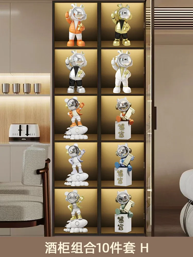 

Multi type luxury astronaut series living room decorations, home decorations, office desks, astronaut resin ornaments