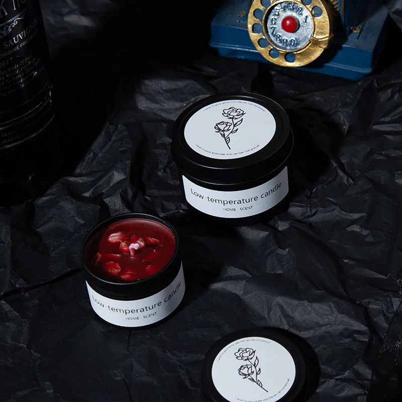 Sexy Low Temperature Candles Canned Petals Gilding40DegreesmPeony Rose Wax Drip Adult Sex Training Props