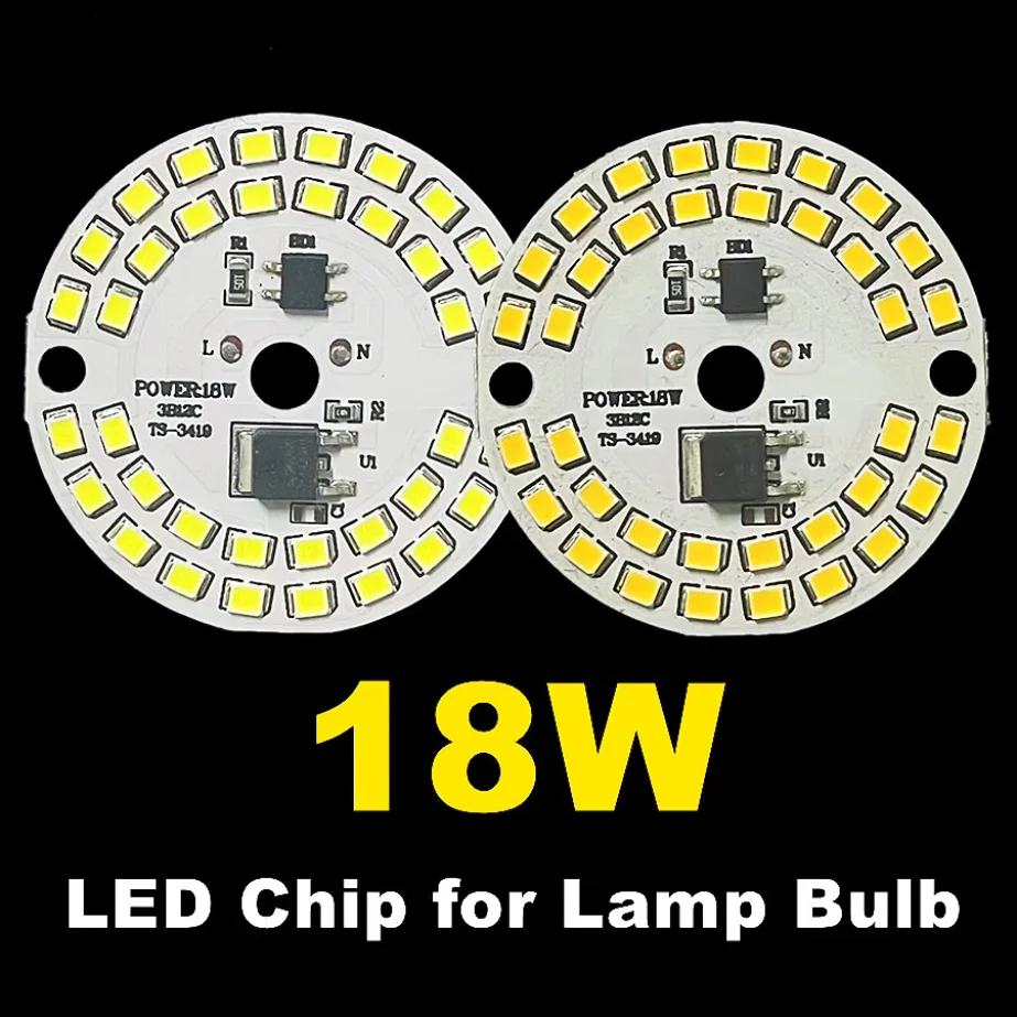 Led Chip Led Lamp Beads 3W 5W 7W 9W 12W 15W 18W for Lamp Bulb SMD 2835 AC 220V Lighting Spotlight