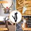 1 Set Deer Skull Mount Strong Load Bearing Metal Skull Hook Wall Mount Animal Skull Display Stand Home Supply 2