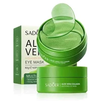 60pcs Aloe Vera Collagen Eye Mask Anti Dark Circles Removal Eyes Bags Moisturizing Firming Eye Patches Eyes Skin Care Products 1