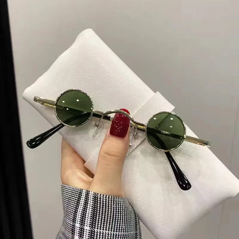 

Солнцезащитные очки унисекс, круглая оправа, винтажные, в стиле хип-хоп, вечерние ные