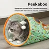 Pet Cat Toy Self Playing Tunnel Bag Rustling Sound Bite Resistant Cat Drilling Hole Tunnel Boredom Relief Tool Pet Products 3