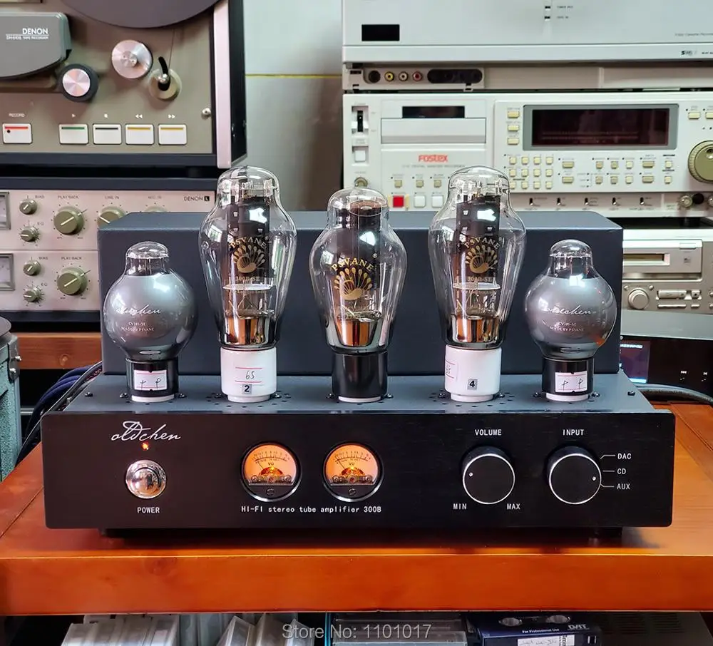 

Laochen 300B Tube Amplifier HIFI EXQUIS Single-ended Class A Handmade OldChen Black Amp Bluetooth 5.0