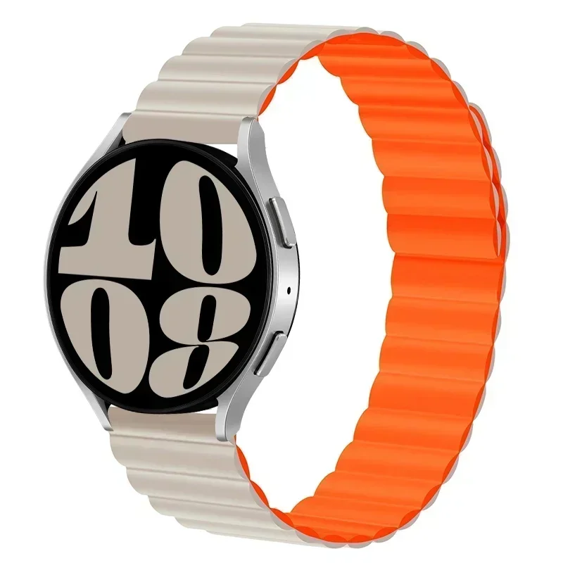 Magnetic Silicone Ultimate Watch Strap Bracelet, 22mm/20mm