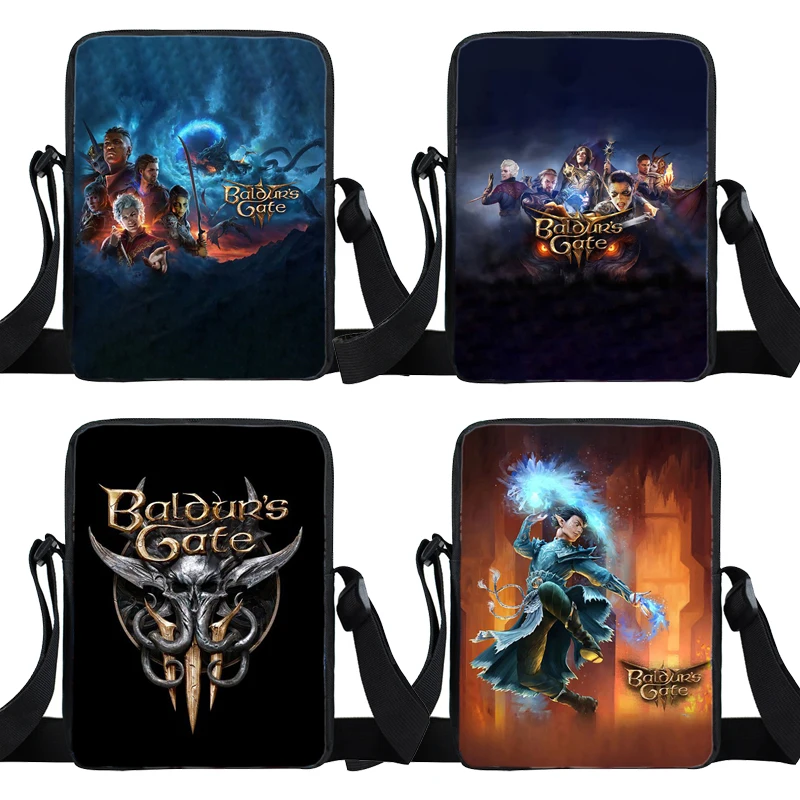 

Baldur's Gate 3 Small Shoulder Bags Astarion Gale Shadowheart Crossbody Bag Mind Flayer Phone Purse Messenger Handbag