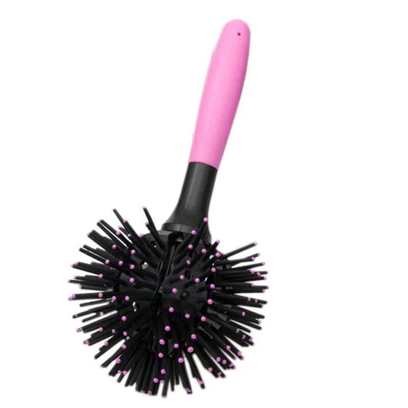 

Japan 3D Bomb Curl Hair Brush Ball Styling Spherical Massage Comb Detangling Heat Resistant Hair Comb
