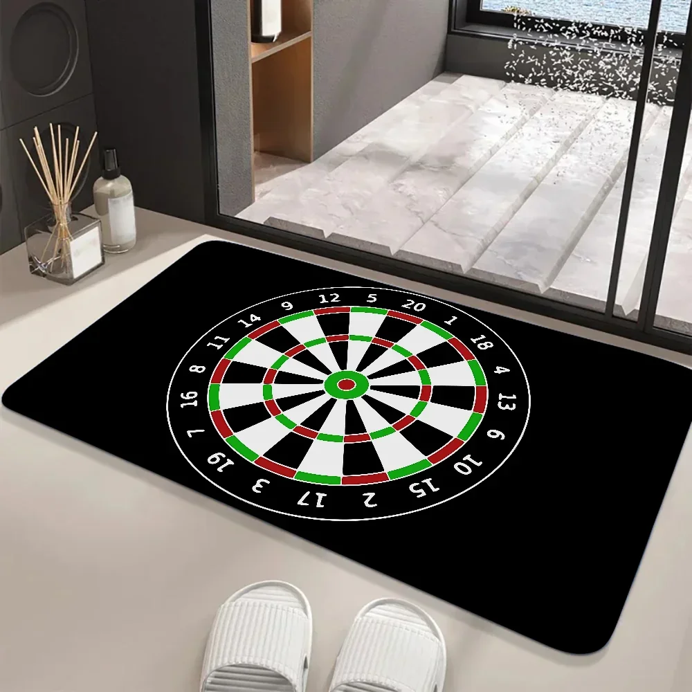 Playroom Dart Floor Mat Entrance Door Mat Washable Non-Slip Living Room Sofa Chairs Area Mat Kitchen Welcome Doormat - Image 2