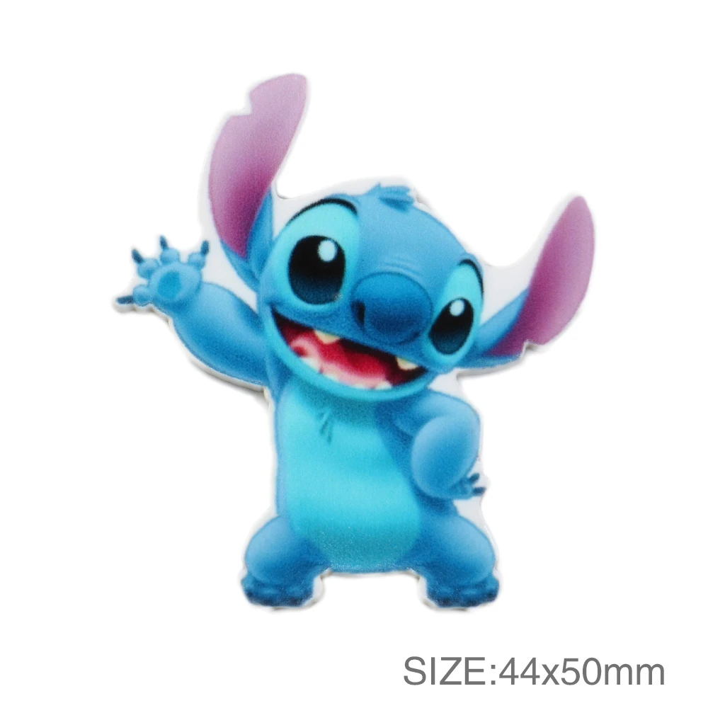 Disney Lilo and Stitch Glitter Acrylic Flatback Planar Resin Craft