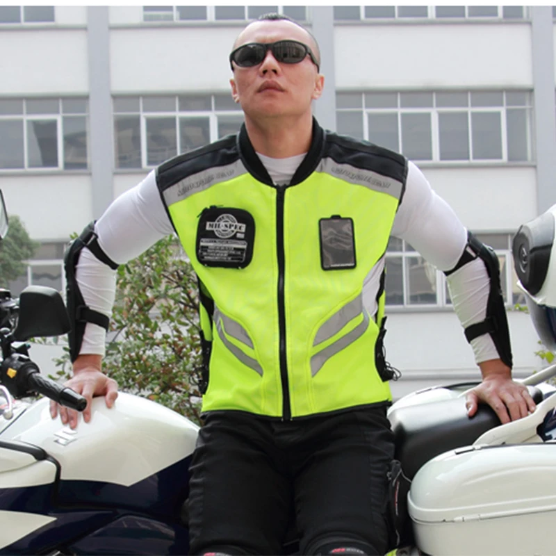 Motorcycle Reflective Jacket men woman motorcycle jackets Visible Reflective Warning Cloth Vest JK22 Safety Clothing motorcycle jacket motorcycle clothing
