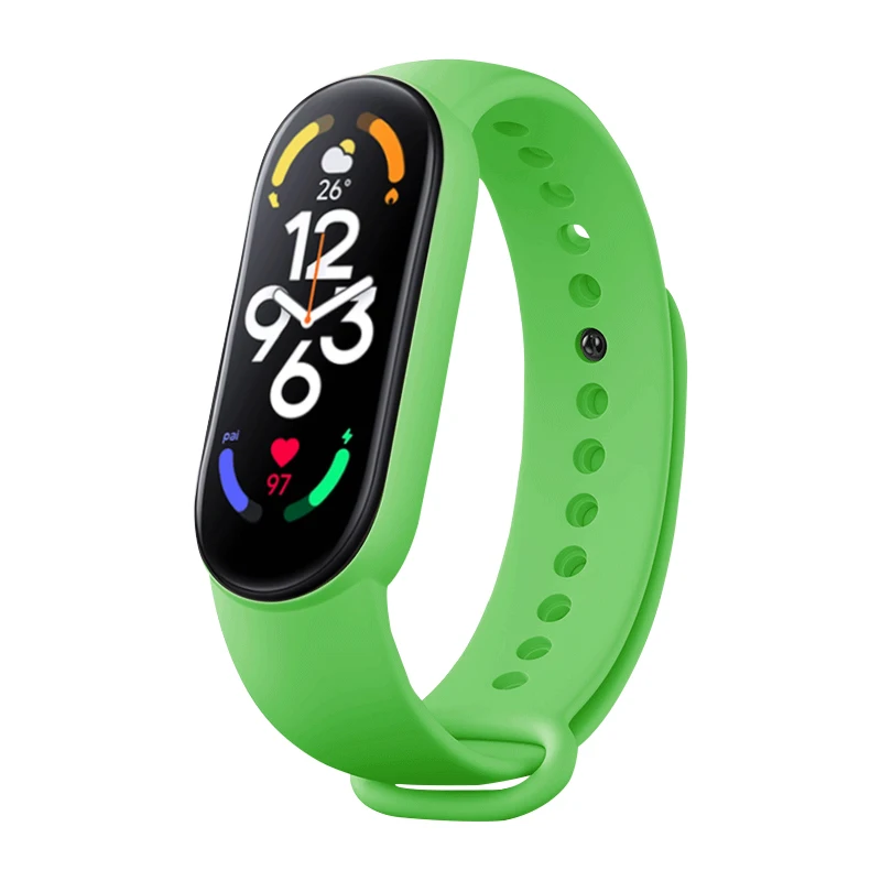 Breathable Silicone Smartwatch Wristband Strap
