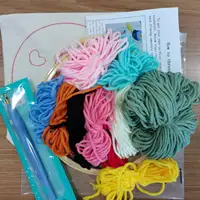 CHENISTORY DIY Punch Needle Embroidery Starter Kit with Pattern and Instructions Cross Stitch Kit Landscape Pattern Handicraft 4